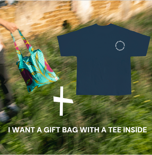 THIS IS IT: I WANT A GIFT BAG WITH A TEE INSIDE, the eye indigo