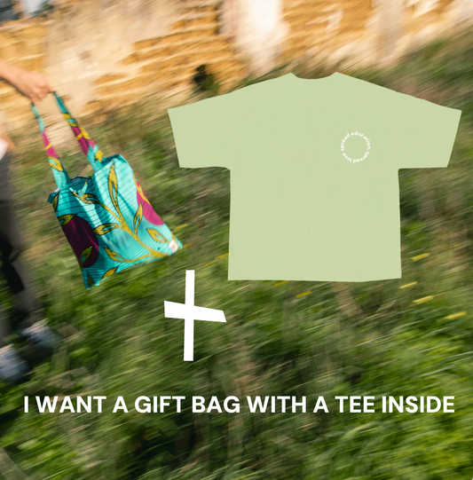 THIS IS IT: I WANT A GIFT BAG WITH A TEE INSIDE, the sun olive