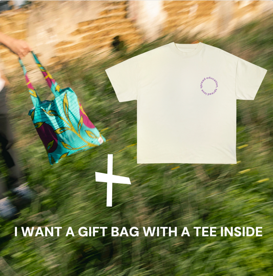 THIS IS IT: I WANT A GIFT BAG WITH A TEE INSIDE, the sun lilac